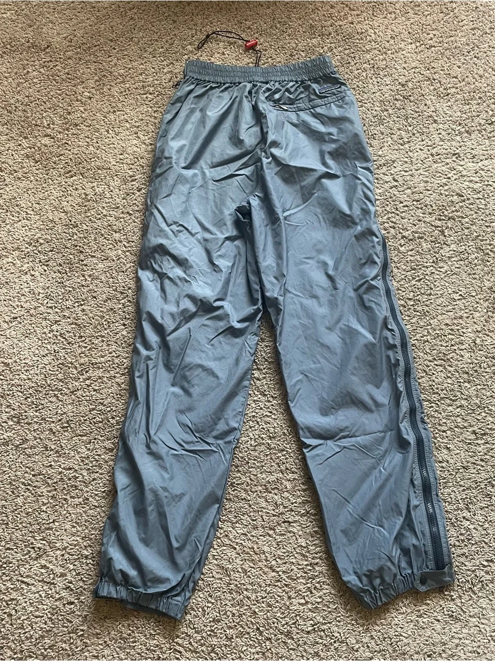 Vtg North Face Mens Medium Blue Nylon Windbreaker Pants No. 1162 Made in Japan